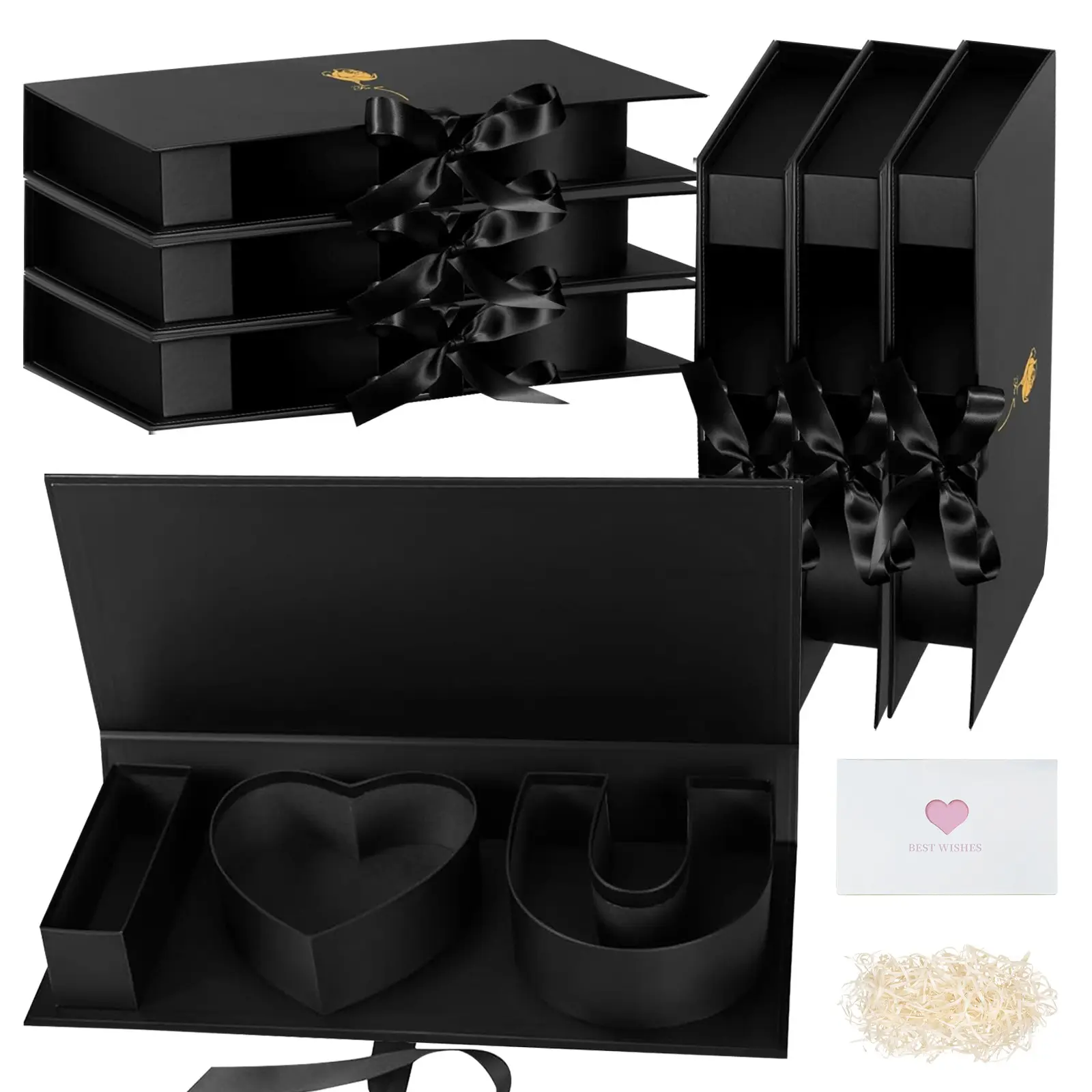 I Love You Gift Box Valentines Day Flowers Boxes Valentines Day Heart Shape Box Romantic Gift Box for Him Her Arrangement Decoration Themed Gift Box