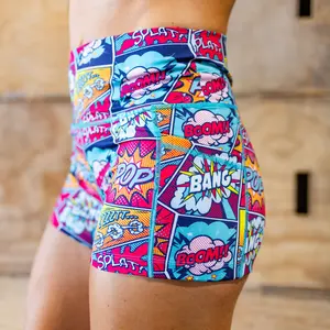 CVG Knockout Shorts - Womenswear, Comfortable Fit, Polyester, Features Bold Graphic Design, Ideal for Gym Use