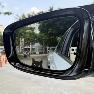 12pcs Black Cat Automotive Vinyl Waterproof Decals - Simple Design Stickers for Car Decorations,Rear View Mirror,Cars