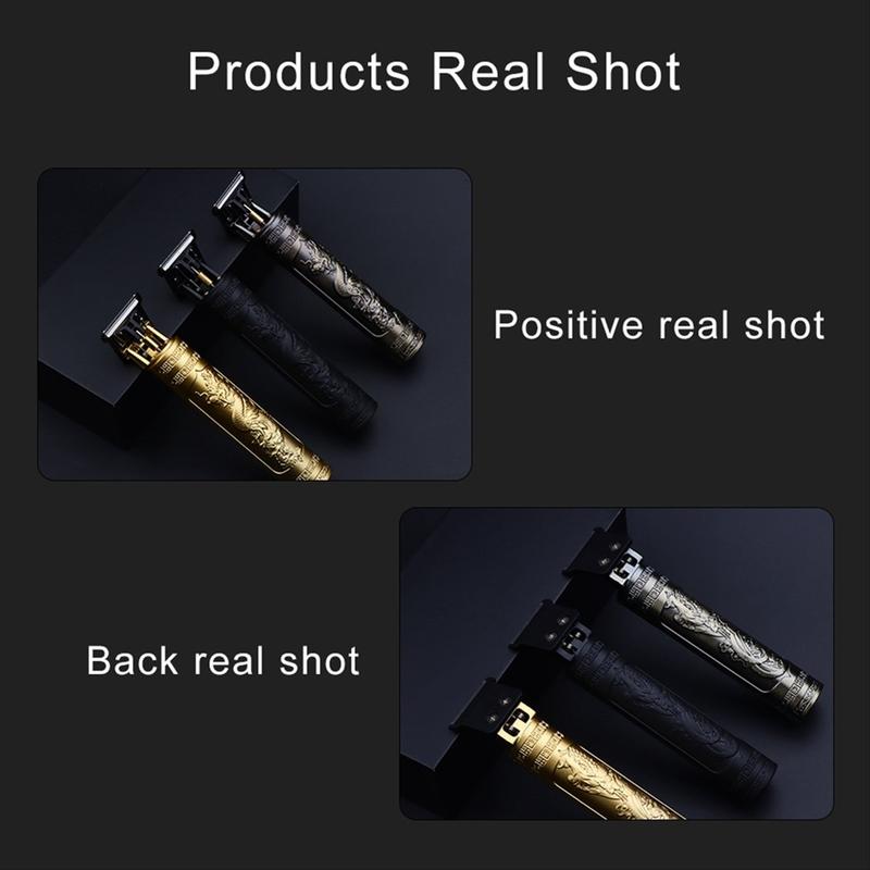 Haircut Razor for Men Recharge Shaver Adult Electric Vintage Clipper Razor Home USB Charging Barber Shop B