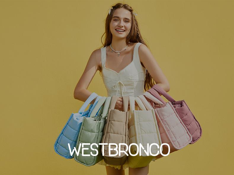 WESTBRONCO Bubble Puffer Tote Bag 2026 Spring Trendy Viral Quilted Crossbody Purse Fashion Bag for Women Mom Shoulder Handbag Work University Diaper Bag Durable Waterproof Bag Travel Essentials Purse Gift for her TikTokShopStockUp summervibes