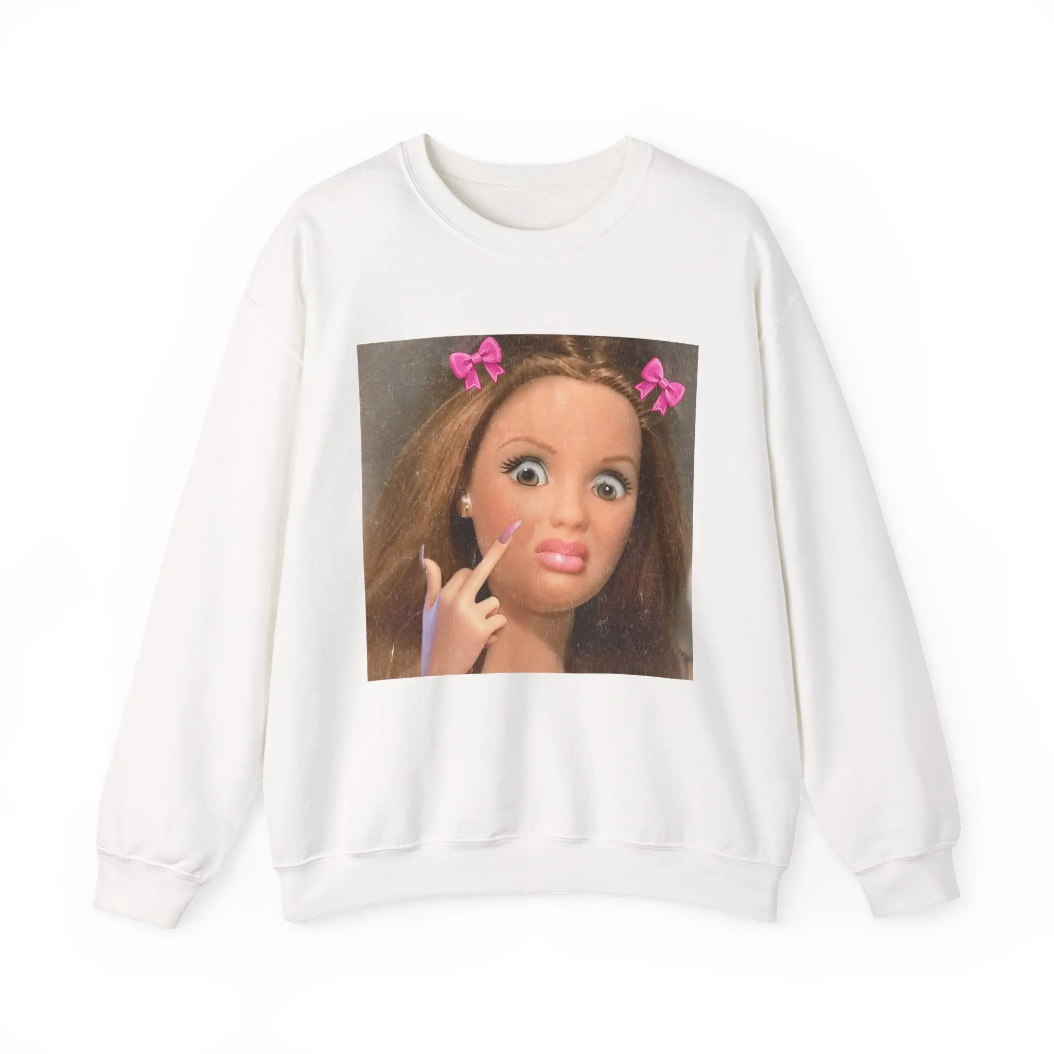 Barbie Sweatshirt — Retro Funny Meme Crewneck
