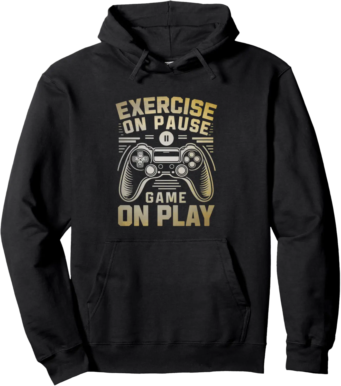 Funny Home Workout Gym and Gaming Video Game Controller Pullover Hoodie - Matthewgol Shop 59B0DJPCBM7W
