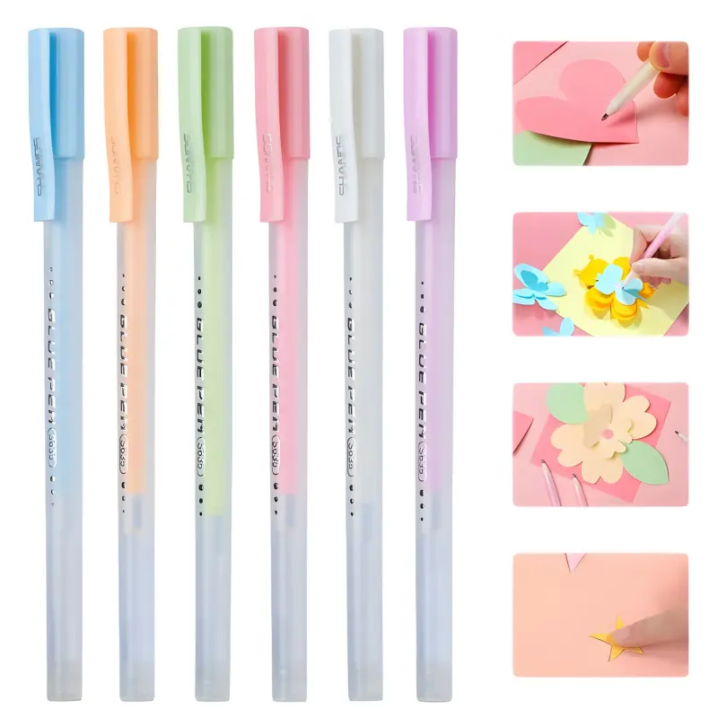 6/12Pcs Quick Drying Color Spot Glue Pen, New Quick Dry Roller, Quick Dry Adhesive, Fast Drying Adhesive for Scrapbooking, Handmade Stationery, Craft Supplies-Easy Control Precision