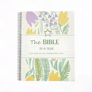 The Bible in a Year A 52-Week Study for Women,Spiral Bible In a Year 52 Week Study, (A5 8.27 * 5.83in)