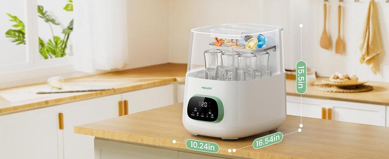 Baby Bottle Washer,Sterilizer And Dryer,Effortless All-in-One Cleaning Machine,Large Capacity for Bottles,Pump Parts & Baby Essentials, Free Your Hands And Save Time