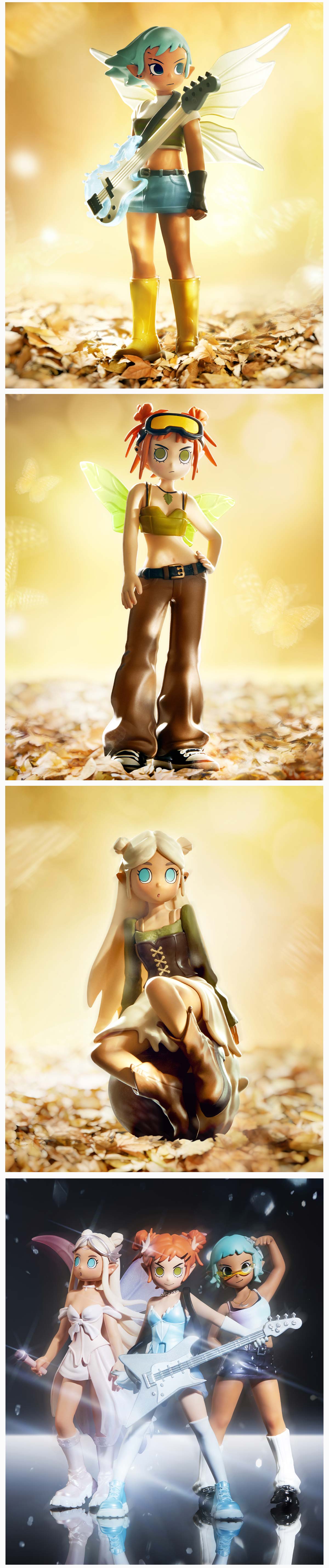 POP MART Peach Riot Punk Fairy Series Figures, Blind Box