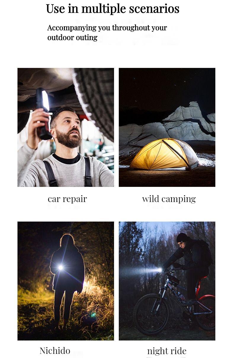 Multi functional outdoor strong light flashlight outdoor camping light Multi functional outdoor strong light flashlight outdoor camping light