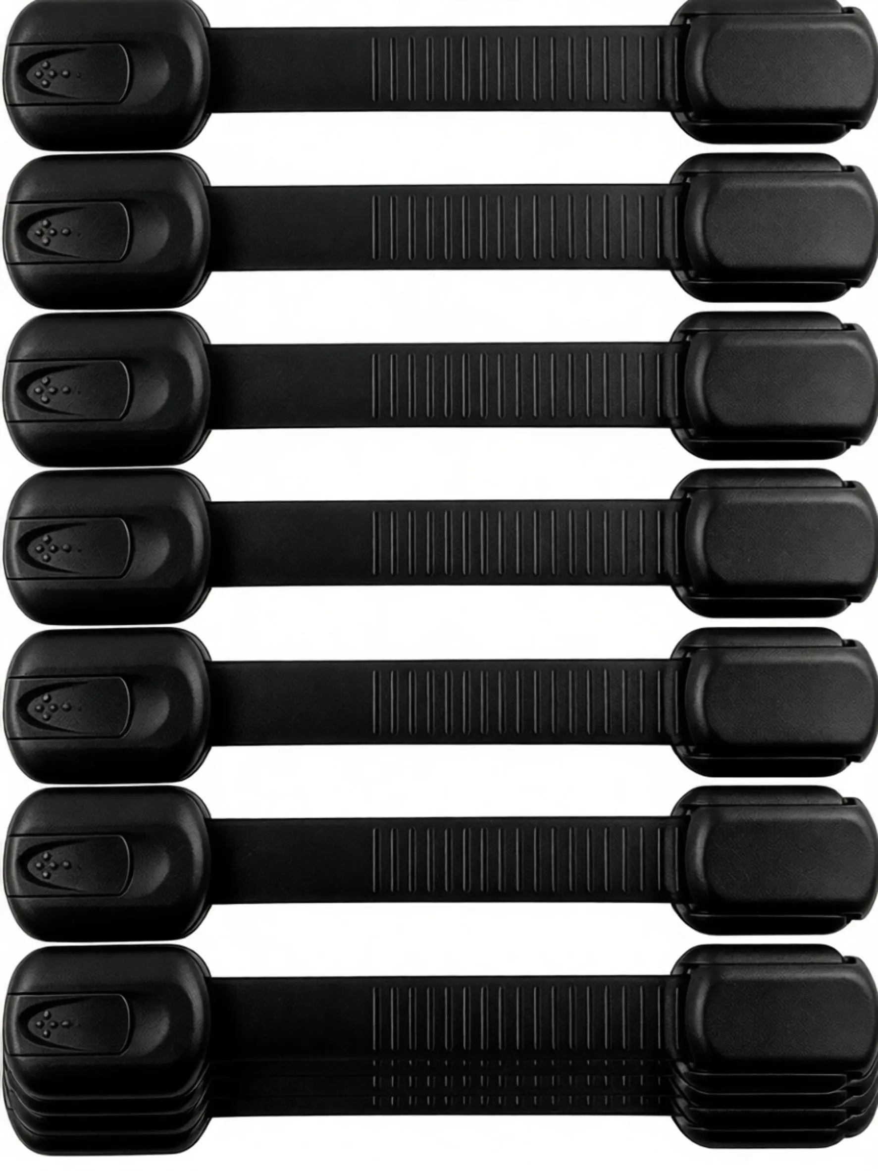 Flexible Adjustable Baby Safety Locks 10 Pcs, Ideal for Bedroom Dressers and Toy Storage Drawers, Firm Lock Structure Prevents Kids Tipping Furniture, keep Toddlers Away from Dangerous Household Goods,Essential Household Safety Gadget for Parents