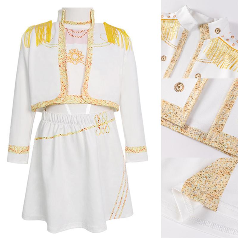 Kpop Demon Hunters Costume Rumi, Halloween Party, K-Pop Demon Hunters Costume Rumi Mira Zoey Outfit Cosplay Accessories, K-Pop Girls Cool Short Sleeve Crop Top Skirt Set, Mira Role Play Costume Kpop Demon Hunters Costume Rumi, Halloween Party, K-Pop Demon Hunters Costume Rumi Mira Zoey Outfit Cosplay Accessories, K-Pop Girls Cool Short Sleeve Crop Top Skirt Set, Mira Role Play Costume