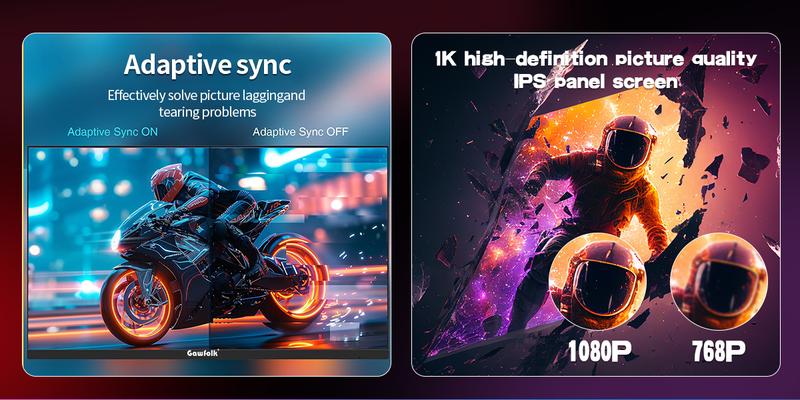 Gawfolk Gaming Monitor 24.5-inch 200Hz Refresh Rate Full HD 1080p PC Display Borderless Flat-Panel Design Built-in Speakers FreeSync Technology Support HDMI & DisplayPort Compatibility VESA 75x75 Wall-Mount Standard Gawfolk Gaming Monitor 24.5-inch 200Hz Refresh Rate Full HD 1080p PC Display Borderless Flat-Panel Design Built-in Speakers FreeSync Technology Support HDMI & DisplayPort Compatibility VESA 75x75 Wall-Mount Standard