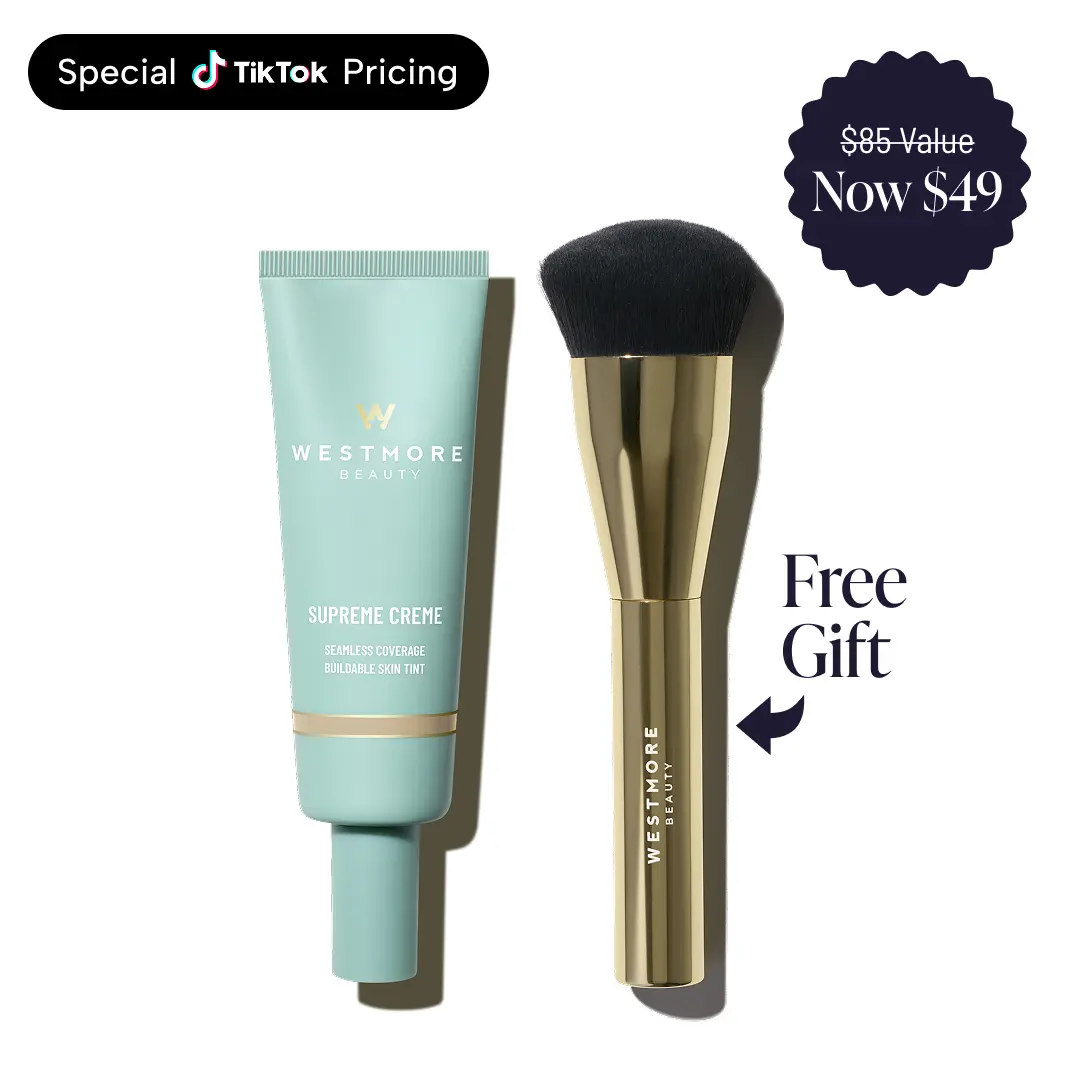 Supreme Creme Buildable Skin Tint + Free Foundation Brush