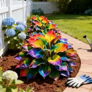 1000+ Mixed Rainbow Hosta Seeds – Beautiful Garden Decoration Plants for Outdoor Spaces