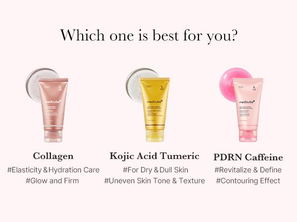 [medicube] Collagen Night Wrapping Mask : SLEEP, SHED, AND GLOW! Skincare Skin Repair Comfort Pink