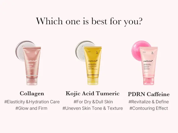 [medicube] Collagen Night Wrapping Mask : SLEEP, SHED, AND GLOW! Skincare Skin Repair Comfort Pink