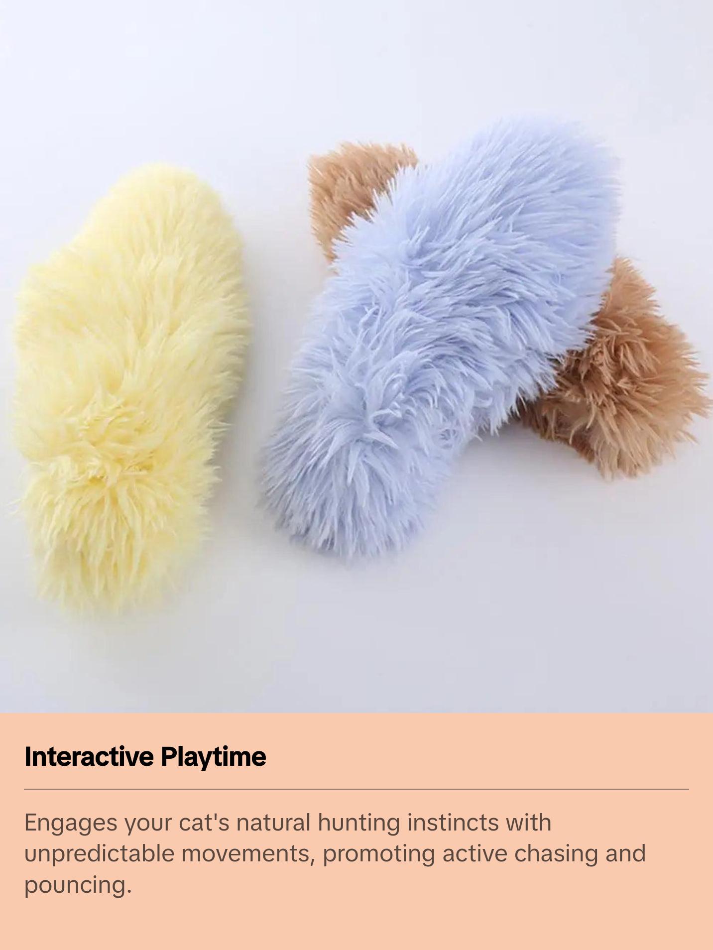 Cat Teaser Toy for Playtime Relief Mental Stimulation with Catnip Tease Stick.