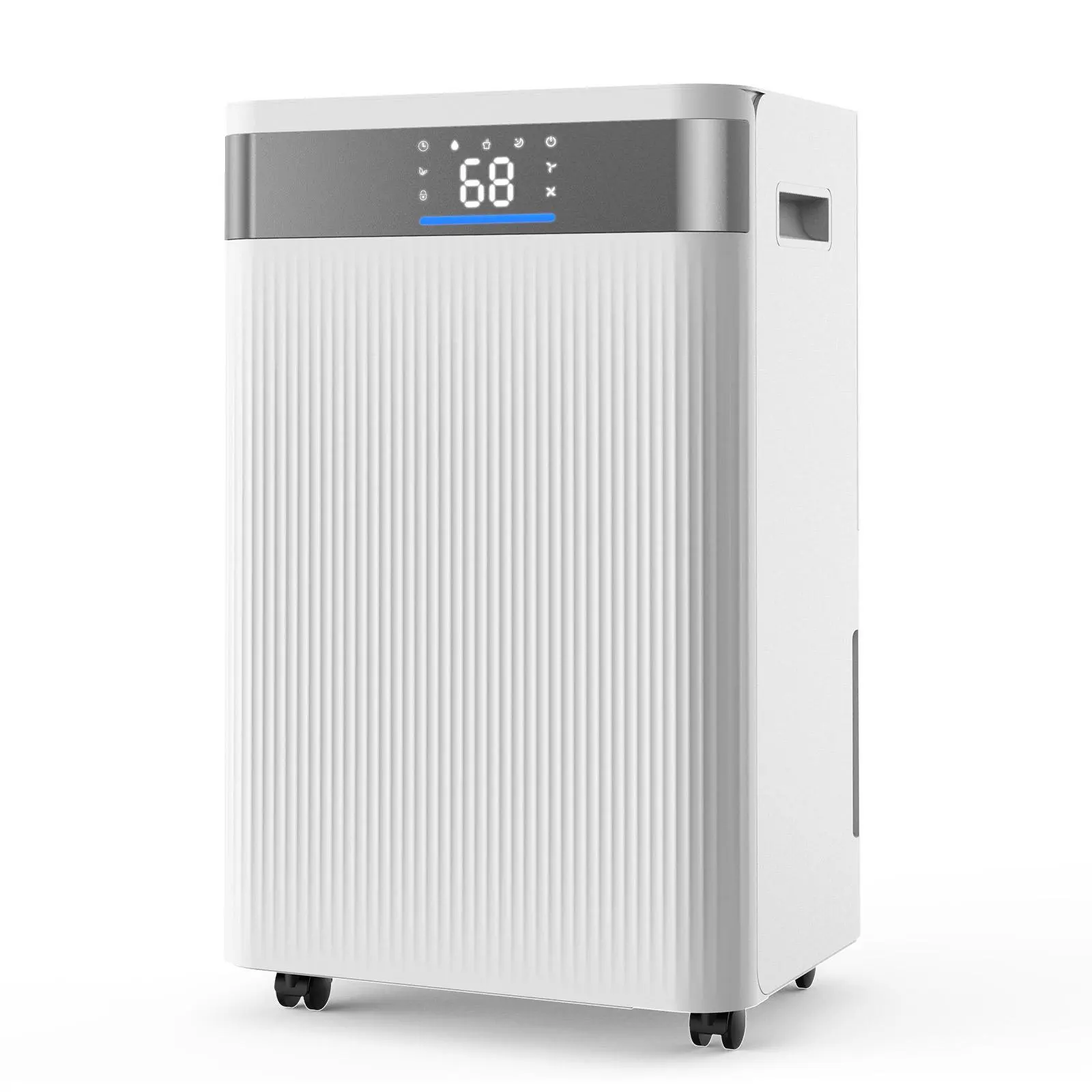 【Summerfinds】VEVOR 52 Pints Dehumidifier for Home & Basement,Drain Hose for Commercial & Industrial UseSmart Humidity ControlLow Noise for Large RoomsWarehousesBedrooms & StorageLarge Coverage,White,dorm essentials,home essentials