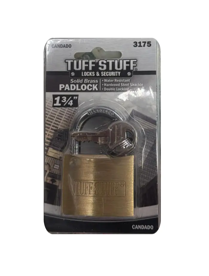 Solid Brass Padlock 1 3/4"