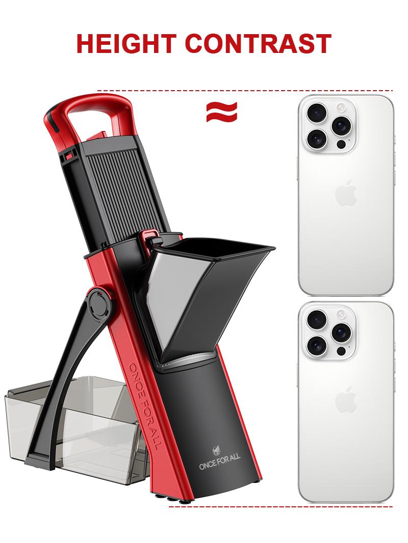 【ONCE FOR ALL】Press-type Multifunctional Vegetable Slicer with 4 shapes and 8 thicknesses adjustable. No need to replace blades; simply turn the knob.Strong SuctionCup Base, Kitchen Utensils Vegetable Slicer DicerFruit Vegetable Slicer Gadgets Kitchen out 【ONCE FOR ALL】Press-type Multifunctional Vegetable Slicer with 4 shapes and 8 thicknesses adjustable. No need to replace blades; simply turn the knob.Strong SuctionCup Base, Kitchen Utensils Vegetable Slicer DicerFruit Vegetable Slicer Gadgets Kitchen out
