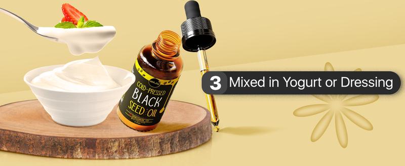 MAJU Black Seed Oil Liquid Dropper (2oz) - Travel Size Nigella Sativa Oil Dropper, High Thymoquinone, Blended Wellness Supplement, Immunity and Digestion Fitness Dietary MAJU Black Seed Oil Liquid Dropper (2oz) - Travel Size Nigella Sativa Oil Dropper, High Thymoquinone, Blended Wellness Supplement, Immunity and Digestion Fitness Dietary