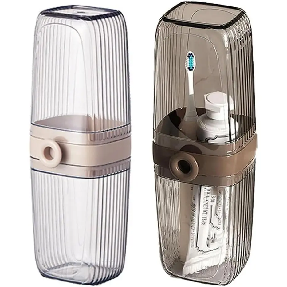 1 PCS Foldable Plastic Compact Travel Wash Cup - Multifunctional Portable Bathroom Accessory, Mouthwash Cup, Toothbrush Holder, Toothpaste Holder, Lightweight Space-saving for Travel, Camping, Household Use