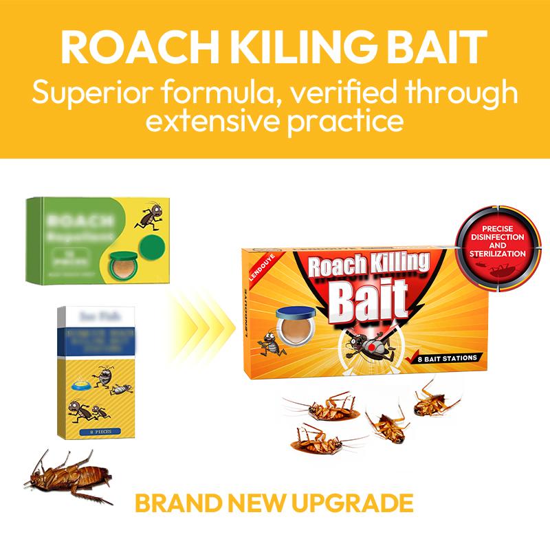 Roach Killing Bait Stations BD Cockroach Killer Gel with 8 Bait Stations for Effective Indoor Pest Control Roach Killing Bait Stations BD Cockroach Killer Gel with 8 Bait Stations for Effective Indoor Pest Control