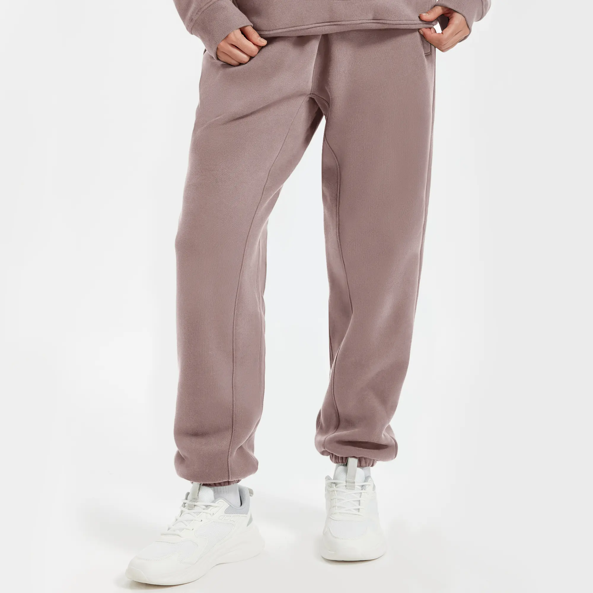 YUCOLEN Heavyweight Fleece-Lined Sweatpants for Men & Women Baggy Joggers Relaxed Fit with Drawstring Winter Warm Unisex Pants, Sweats, Comfy Pants, Streetwear, Men's Pants
