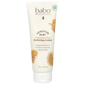 Babo Botanicals Sensitive Baby, Hydrating Lotion, Fragrance Free, 8 fl oz (237 ml)