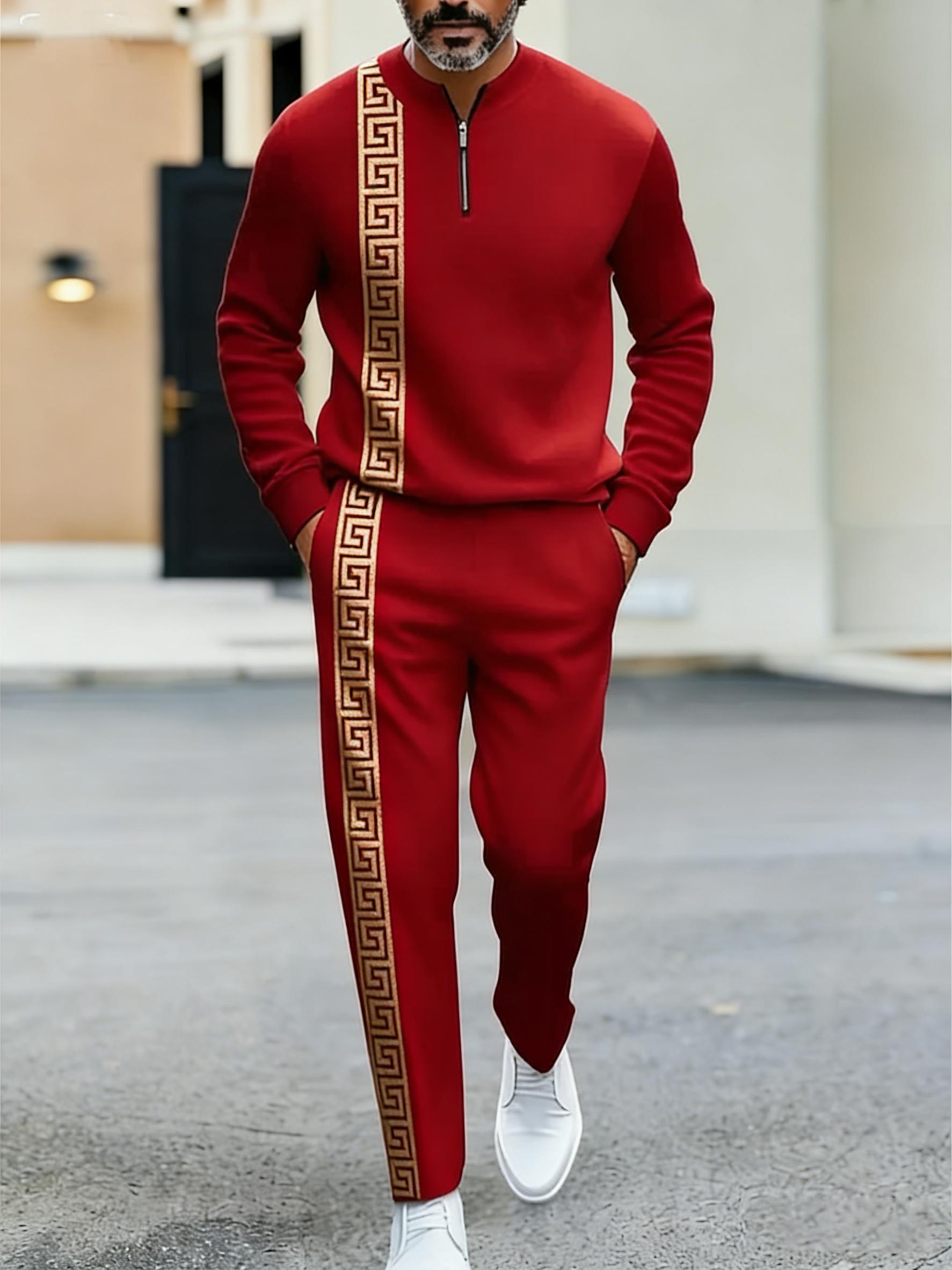 Vitality men's sports and leisure clothing multi-color sports suit