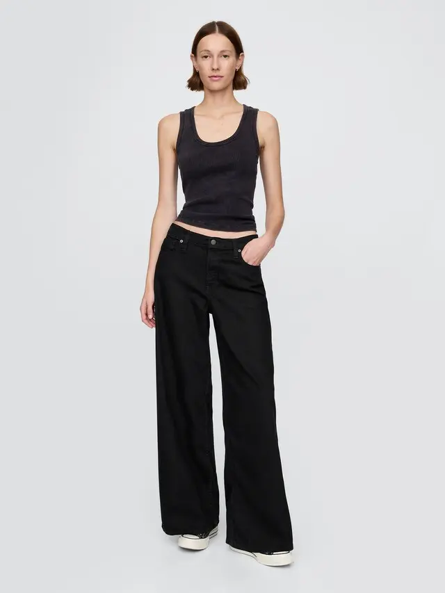 Gap Women's Mid Rise UltraSoft Baggy Jeans Gap Women's Mid Rise UltraSoft Baggy Jeans