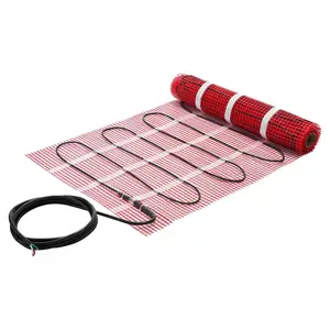 Father's Day Gift VEVOR 15 sqft Self-Adhesive Mesh Floor Heating Mat 120V Radiant Heated System