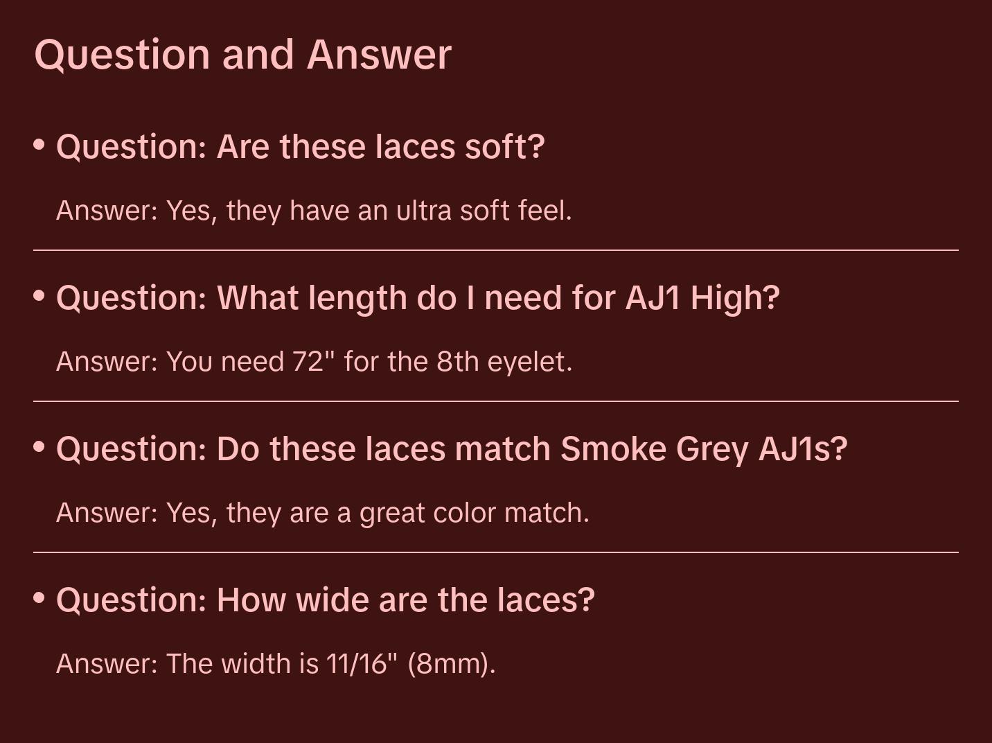 Gold Jordan 1 Replacement Shoelaces