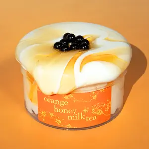 Orange Honey Milk Tea - OG Slimes 7 oz Thick Slime