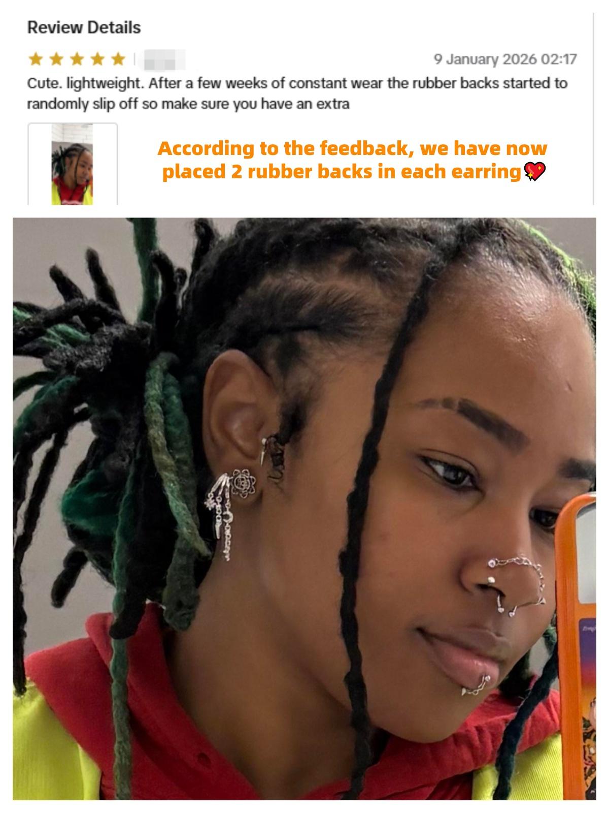 KINHOPI Triple Dangling Huggie Earrings for Women Trendy Dangle Drop Chain Earrings Perfect Valentine's Day Gift All-Day Wear KINHOPI Triple Dangling Huggie Earrings for Women Trendy Dangle Drop Chain Earrings Perfect Valentine's Day Gift All-Day Wear