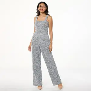 G by Giuliana Black Label Textured Knit Jumpsuit G by Giuliana Black Label Textured Knit Jumpsuit