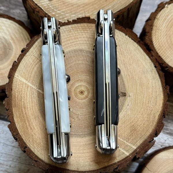 Portable high-hardness stainless steel folding knife, suitable for outdoor camping, barbecue and fishing, EDC tool, home kitchen fruit knife, gift for boyfriend and father