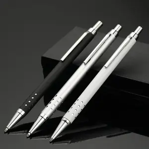 Metal Ballpoint Pen, 1 Count Retractable Ballpoint Pen, Writing Pen for School & Office & Daily Use, Gift for Students & Professionals