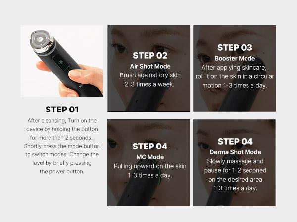 [medicube] 310M Celebrity Glass Skin DuoㅣBooster Pro Korea's No.1 Glass Glow Device + Collagen Jelly Cream OR Deep Vita C Cream