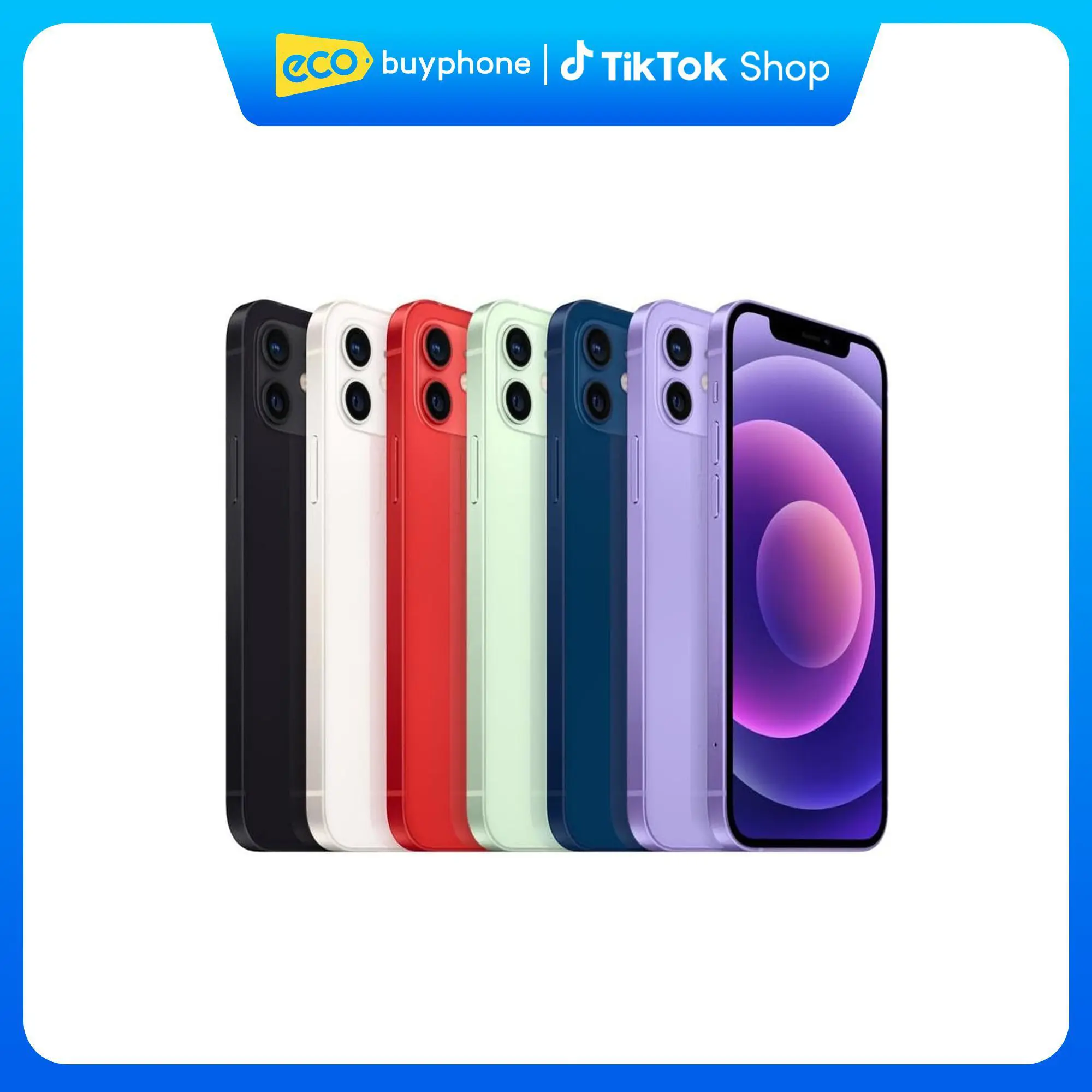 Refurbished Unlocked iPhone 12 - Excellent Condition, Wireless Charging Capable, High-Performance Mobile Camera Device