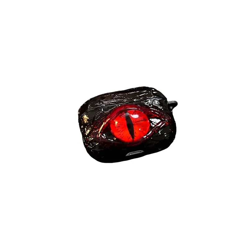 Original Abyss Red Eye Edition: Compatible with AirPods 4, AirPods Pro, AirPods Pro 3, and AirPods Pro 2. Silicone earphone case, compatible with AirPods Pro 2nd generation wireless earphones, and also compatible with 3rd generation shockproof hard case.