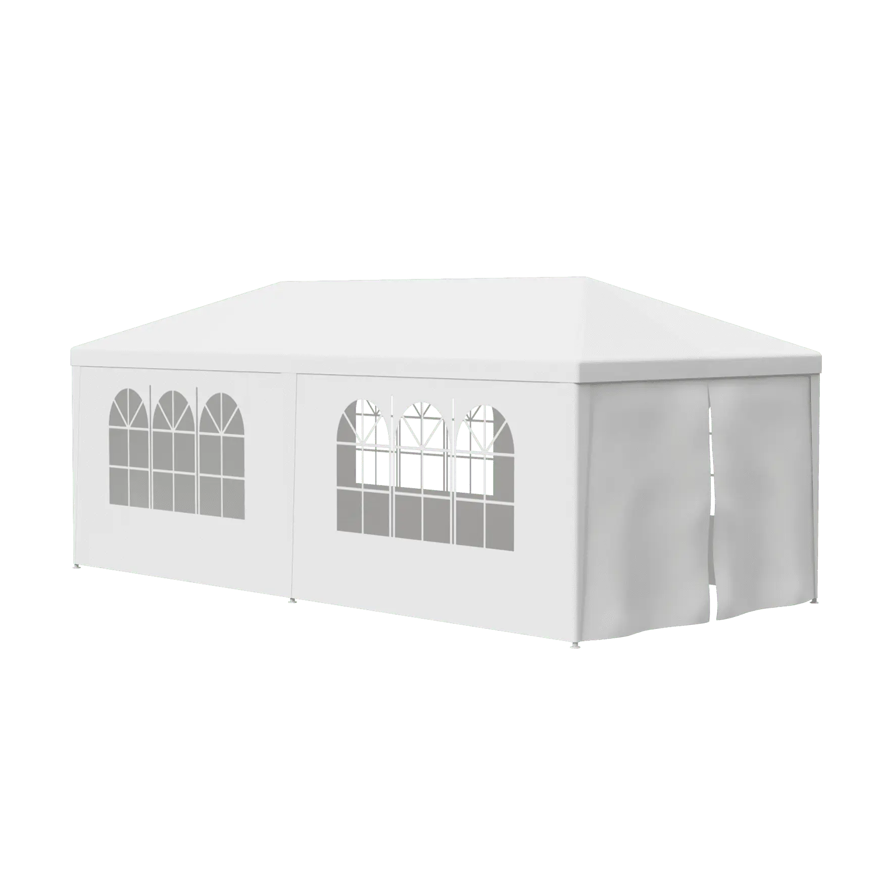 Large Outdoor Canopy Shelter - 10x20 Canopy Tent, White Steel Frame, UV Protection for Weddings, Catering Events (Sports & Outdoor Camping & Hiking Tents & Accessories), Detachable Shade Canopy,back to school,back to school haul