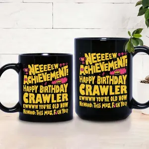 Custom New Achievement Ceramic Mug, Dungeon Crawler Carl Coffee Mug, Birthday Gift for Crawlers, New Achievement Mug