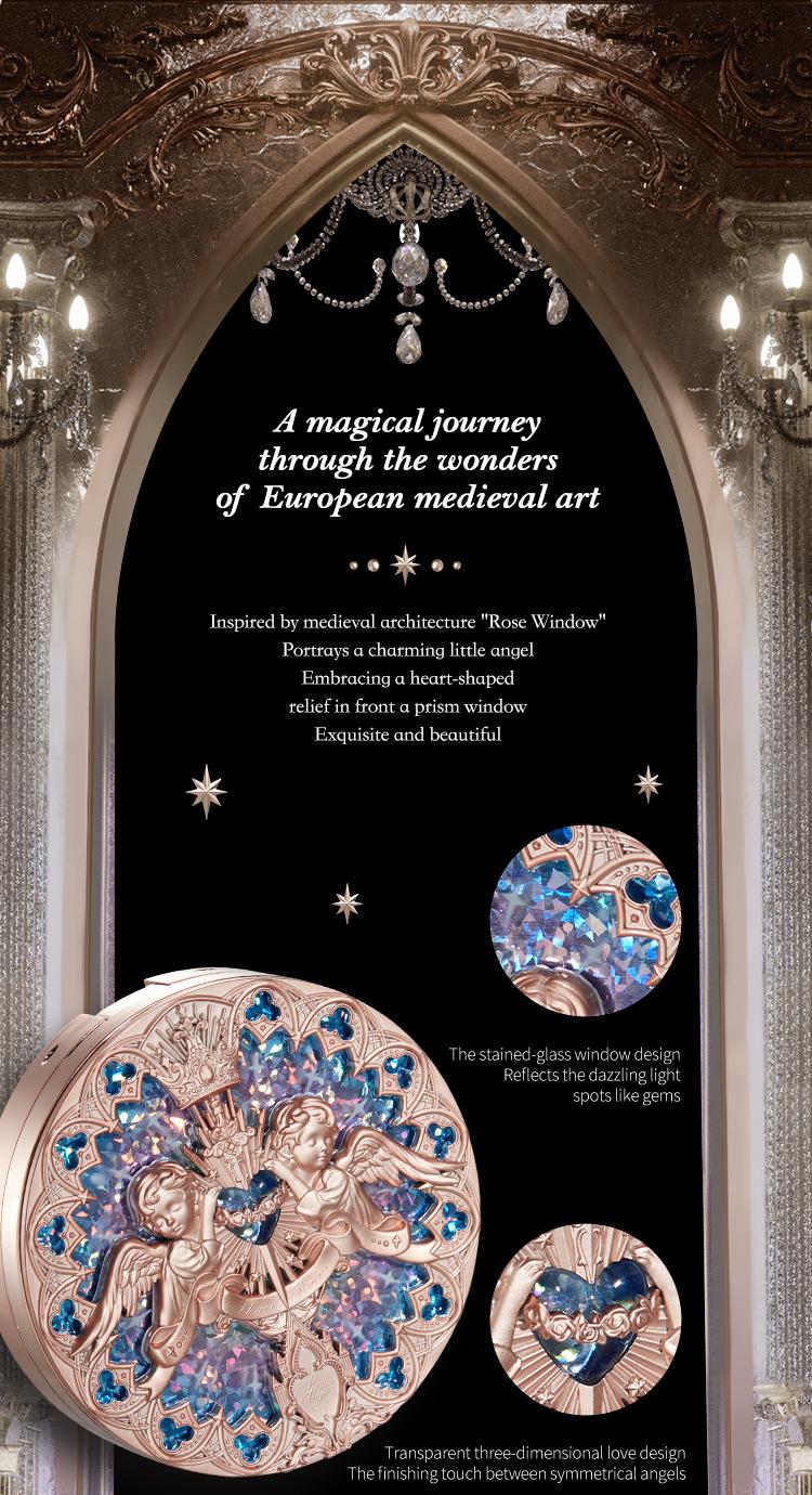 Flower Knows Little Angel Collection Embossed Highlighter, shimmer, makeup, cosmetic, silky, longlasting, dealsforyoudays