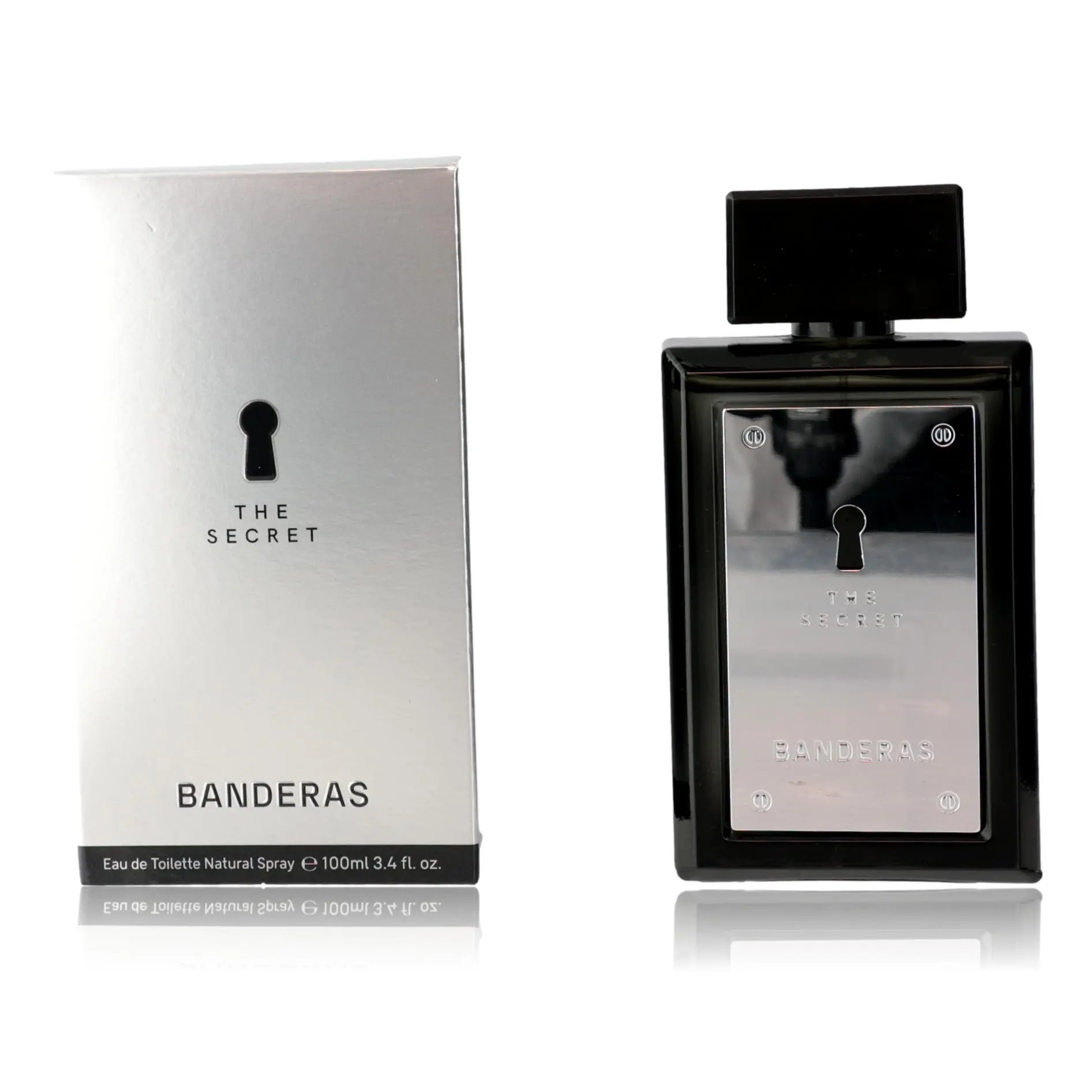 Men's The Secret Eau de Toilette Spray Bottle - Oriental Spicy Fragrance with Mint Cinnamon, Grapefruit, Musk, Wood, Leather Notes, 3.4 oz