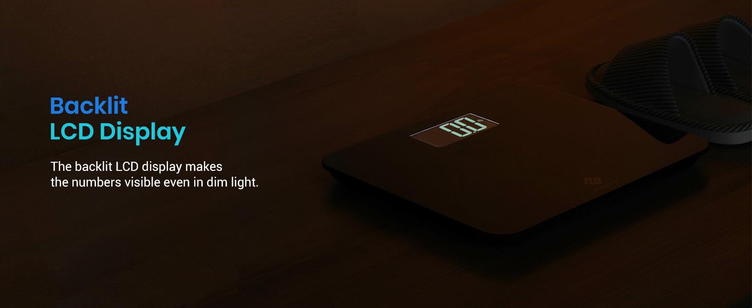 Etekcity Scale for Body Weight, Bathroom, Extra Wide Platform and High Capacity, Accurate and Safe, Easy-to-Read on Backlit LCD Display, 440 lb