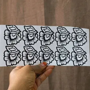 Henna Design Sticker for Fingers - Perfect for Festive Parties - Safe and Easy to Use