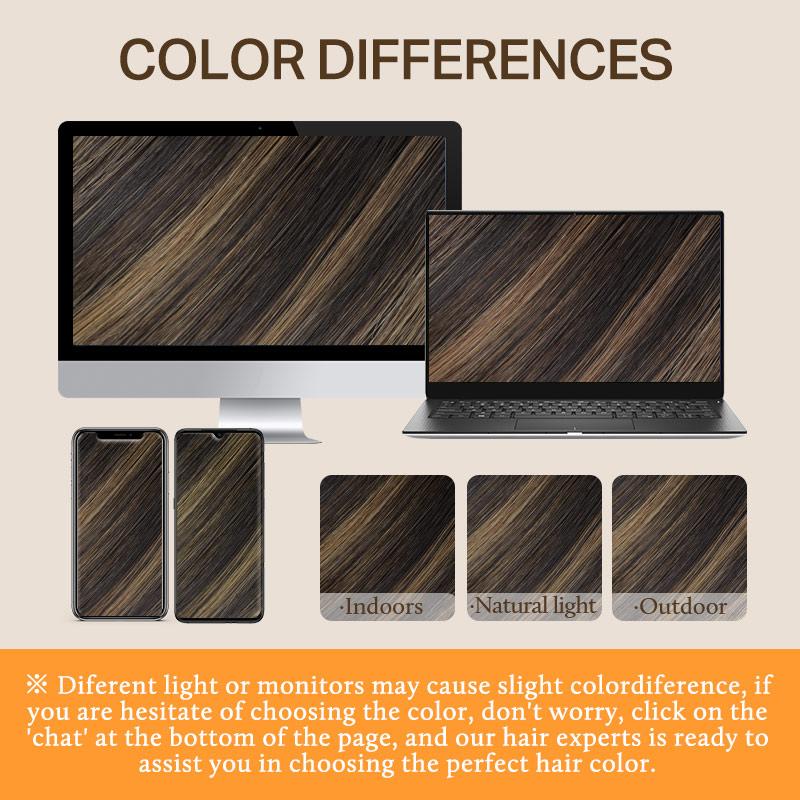 Doores 50g 14-24inch injected Tape in Hair Extensions 100% Human Hair No Glue No Clip, Pre-Bonded more Invisible