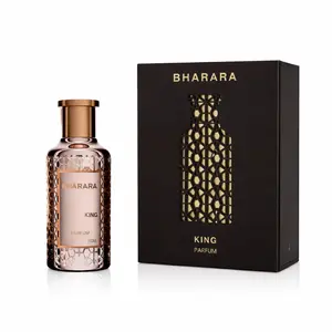 Bharara King Parfum 3.4 oz for Men - Citrus, Fruity, Vanilla, Musk, Amber and Fresh Spicy Scent Ethically Sourced