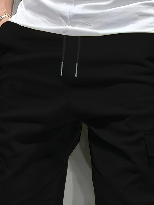 3-Piece Men's Shorts Set - Brown Black & Green - Slanted Pockets - Versatile Casual Wear - 3-Piece Bottoms for Everyday Use Menswear Overalls shorts men