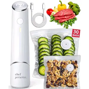 Powerful handheld vaccum Sealer Machine, seal meal saver, portable food Sealer.